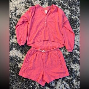 Aerie pink oversized Set